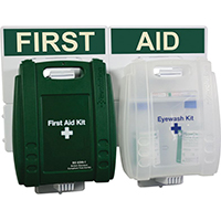 British Standard First Aid and Eyewash Point