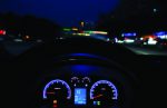 driving at night in the dark